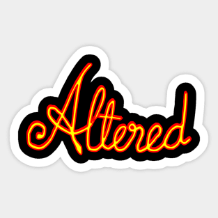 altered Sticker